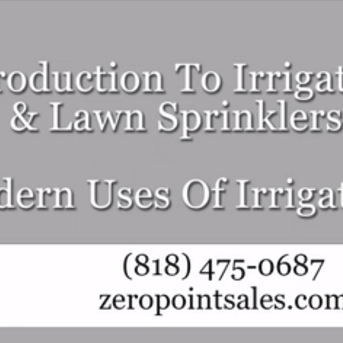 Modern Methods of Irrigation