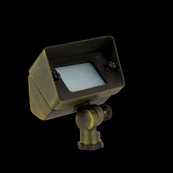 Brilliance BD-WW-G4-WAFER-BZ-3000, Black Diamond Wall Wash, Bronze w/ G4 3W WAFER 3000K Lamp; includes Ground Stake