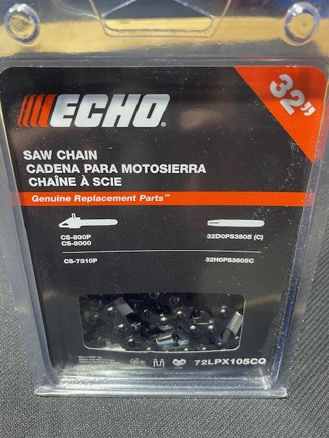 Echo 72LPX105CQ, SUPER 70 CHAIN FOR 32" BAR