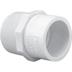 436-007, 3/4 PVC MALE ADAPTER MPTXSOC SCH40