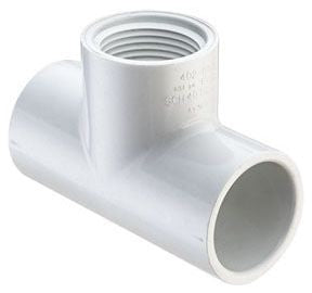 402-007, 3/4 PVC TEE SOCXFPT SCH40