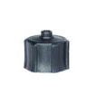 DIG 1/2 FNPT shrub adapter with 10/32" thread, Black
