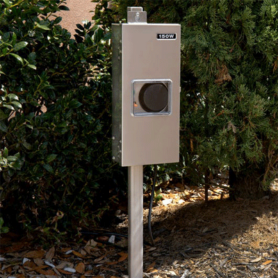 AMP- Transformer Ground Stake 39" Stainless Steel, Prevents from Having to Mount a Transformer onto