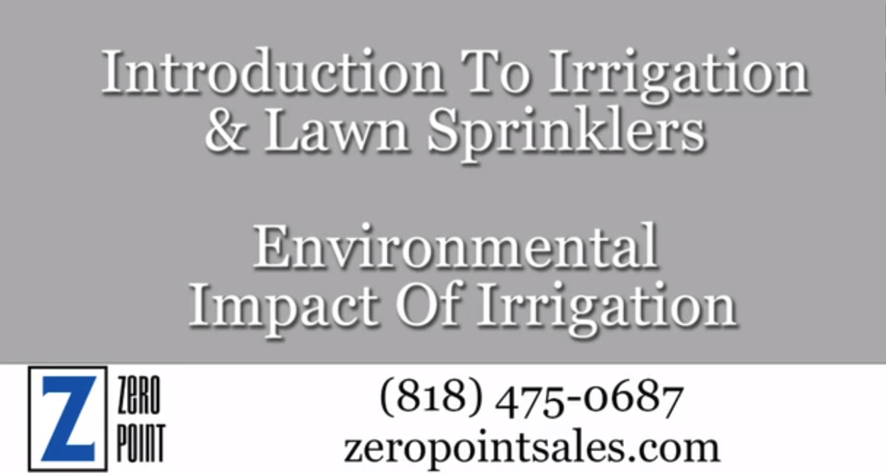 Environmental Impact of Irrigation