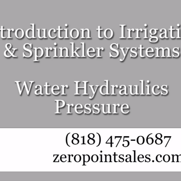 Water Hydraulics - Pressure