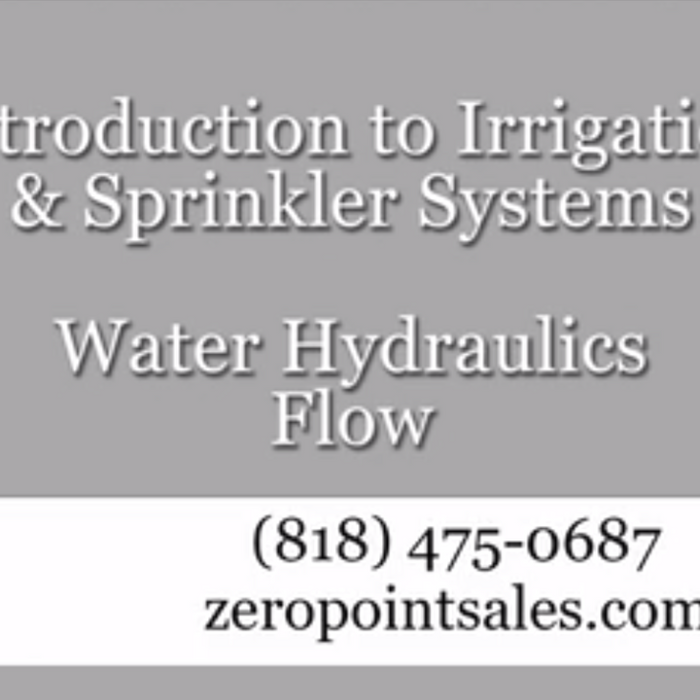 Water Hydraulics - Flow