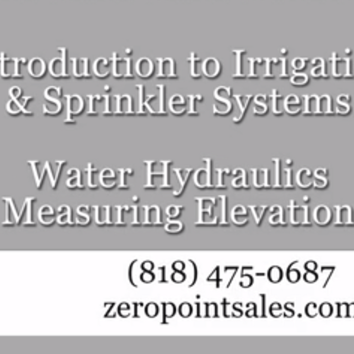 Water Hydraulics - Measuring Flows