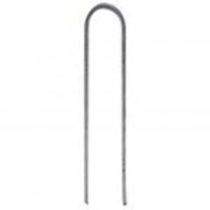Metal stake on a white background