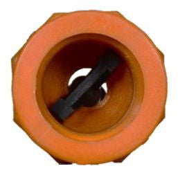 NDS- 1010-05-O, 1/2" X 1/2" Flo-Check Breakaway Coupling Valve FPT