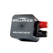 Brilliance relay on a white background