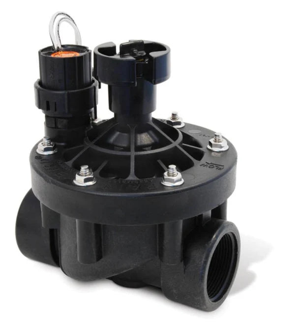 Rain Bird 150 PESB, 1-1/2" Inlet Inline Plastic Irrigation Electric Valve NPT Female