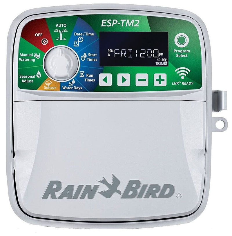 Rain Bird ESP-TM2, 120V - 6 Station Indoor/Outdoor 120V Irrigation Controller (LNK WiFi Compatible)