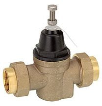 Aqualine PRV4 125 LF 1-1/4" Double Union Pressure Reducing Valve w/SSNB, Brass Bonnet