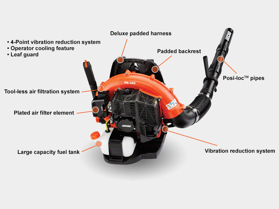 Echo PB-580H, Blower 580H Back Pack
