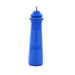 Blue dental tool on a white background