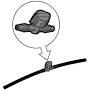 DIG- 16-007, 1/4 Barbed Inline Shut off Valve, Black