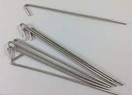 TIE9x91/2, Chain Link Hooked Tie Wire 9 Gauge x 9-1/2", 100 per Box/Bag