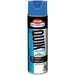 A spray can of Krylon Quick-Mark water based marking paint in fluorescent blue color, with a capacity of 17 ounces.
