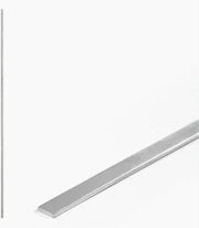 Metallic strip on a white background