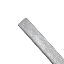 Metal rod on a white background