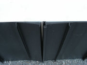 A black, solid-colored root barrier panel designed for garden or landscaping use.