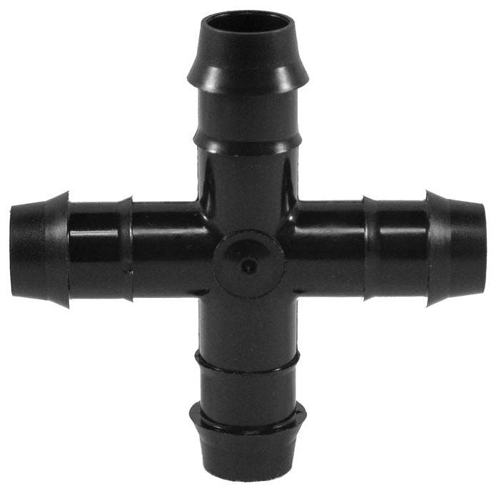 CROSS FITTING , 17MM Barb Cross X 17MM X 17MM X 17MM