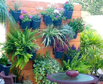 DIG Living Wall Vertical Garden Kit with Eight Pots
