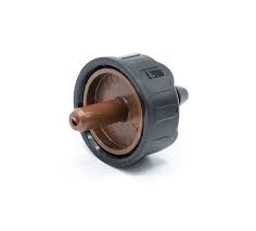 DIG- PCO-005, 0.5 GPH Self- flushing Pressure Compensating Drip Emitter W/ Barbed Inlet-Brown