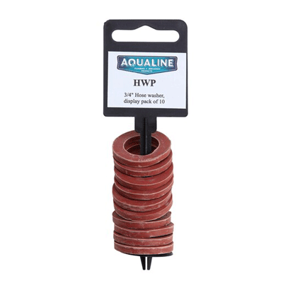 Aqualine HWP 3/4" Hose washer, display pack of 10