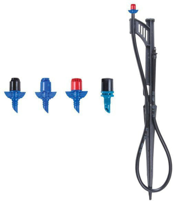 DIG- 07-001, 90, 9 radius at 30 PSI, 14 GPH, Blue/Black