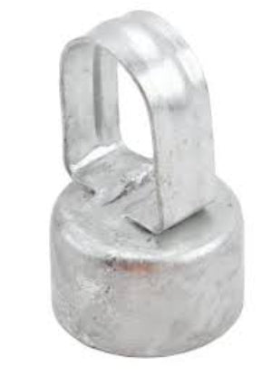 Metallic padlock on a white background