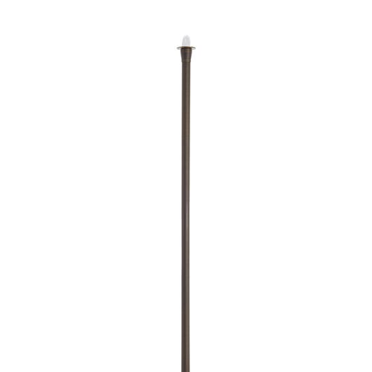 Tall cylindrical object with a white top on a white background