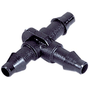 1/4 Tee Fittings, Black
