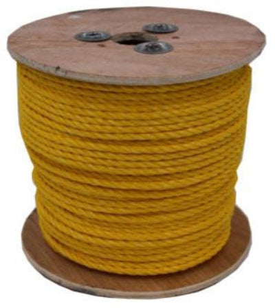 Christy's TC-YP-14600, Yellow Poly Rope - 1/4" X 600' Spool
