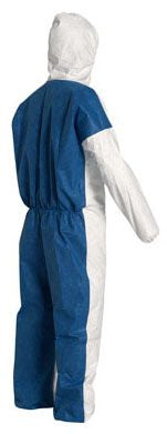 DuPont S-11495B-X, Tyvek coveral with hood bulk pack XL