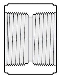 1 PVC COUPLING FPT SCH40