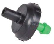 DIG- 06-015, PC Drip Emitter 2 GPH Pressure compnesting online button dripper, Green