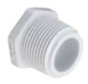 1 PVC PLUG MPT SCH40
