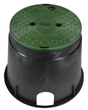 NDS- 111BC, 10" Round ICV Box/Cover-Black/Green