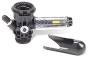 A Rain Bird PRS DIAL Valve Pressure Regulator, with glass-filled nylon material, designed for use in sprinkler systems. The image shows the regulator with its adjustment knob and pressure gauge.