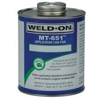 Weld-On MT-651 applicator can on a white background
