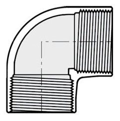 1" PVC 90 ELL FPT X FPT SCH40