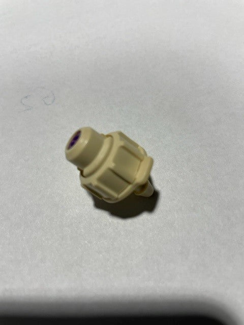 DIG- 07-044, Fogger with barb, .8 GPH, Tan, Purple Nozzle