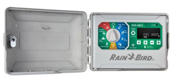 Rain Bird ESP4ME3, 4 Station Modular In/Out Controller - Link Ready, Order Link WiFi Module separately