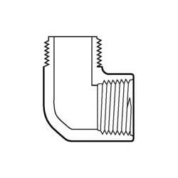 Aqualine MELS-050, 1/2" Marlex street elbow