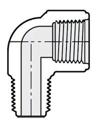 3/4X1/2 HDPE 90 ST ELL MPTXFPT MARLEX