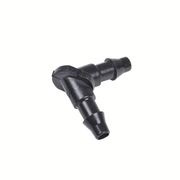 1/4 Insert Elbow Barbed X Barbed Black