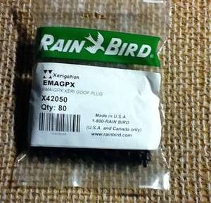 Rain Bird- EMA-GPX,  1/4" Drip Tubing Goof Plug (80/Pack)