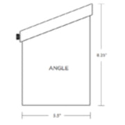 Diagram showing a right-angled triangle with labeled sides