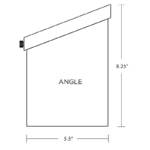 Brilliance BD-WL-PAR36-ANGLE-BZ, Black Diamond PAR36 Angled Top Well Light, Bronze w/PAR36 7W 2700 30 Lamp